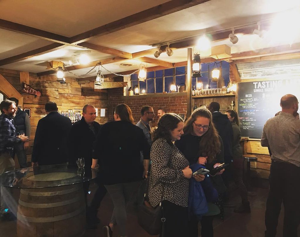 After The Expo, There Was A Networking Event Focusing On Food And Beverage Careers Called "Occupations & Libations". Thanks To Hermit Thrush For Hosting!