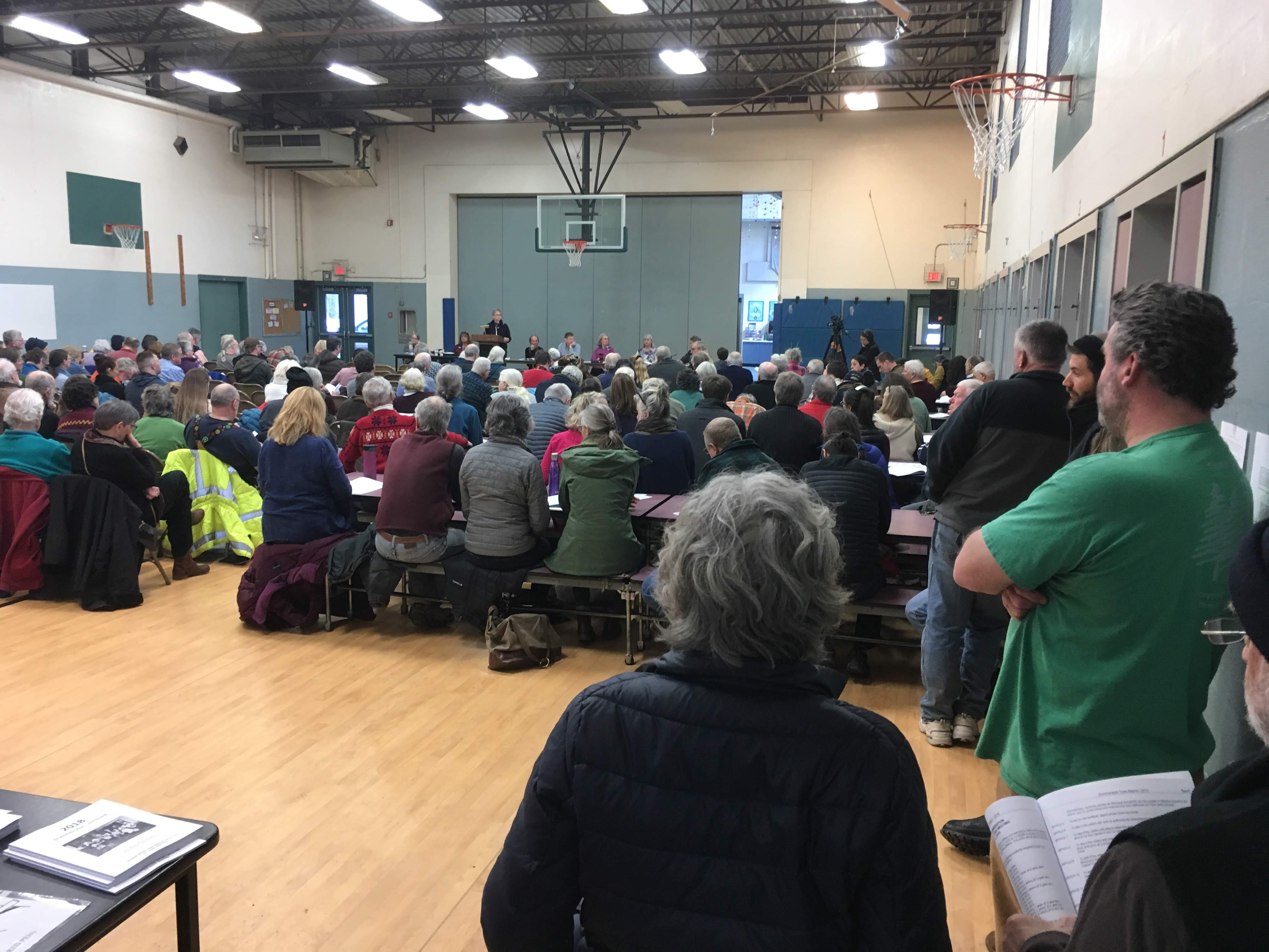 Voters Filled The Room At Dummerston Town Meeting On March 5th, 2019