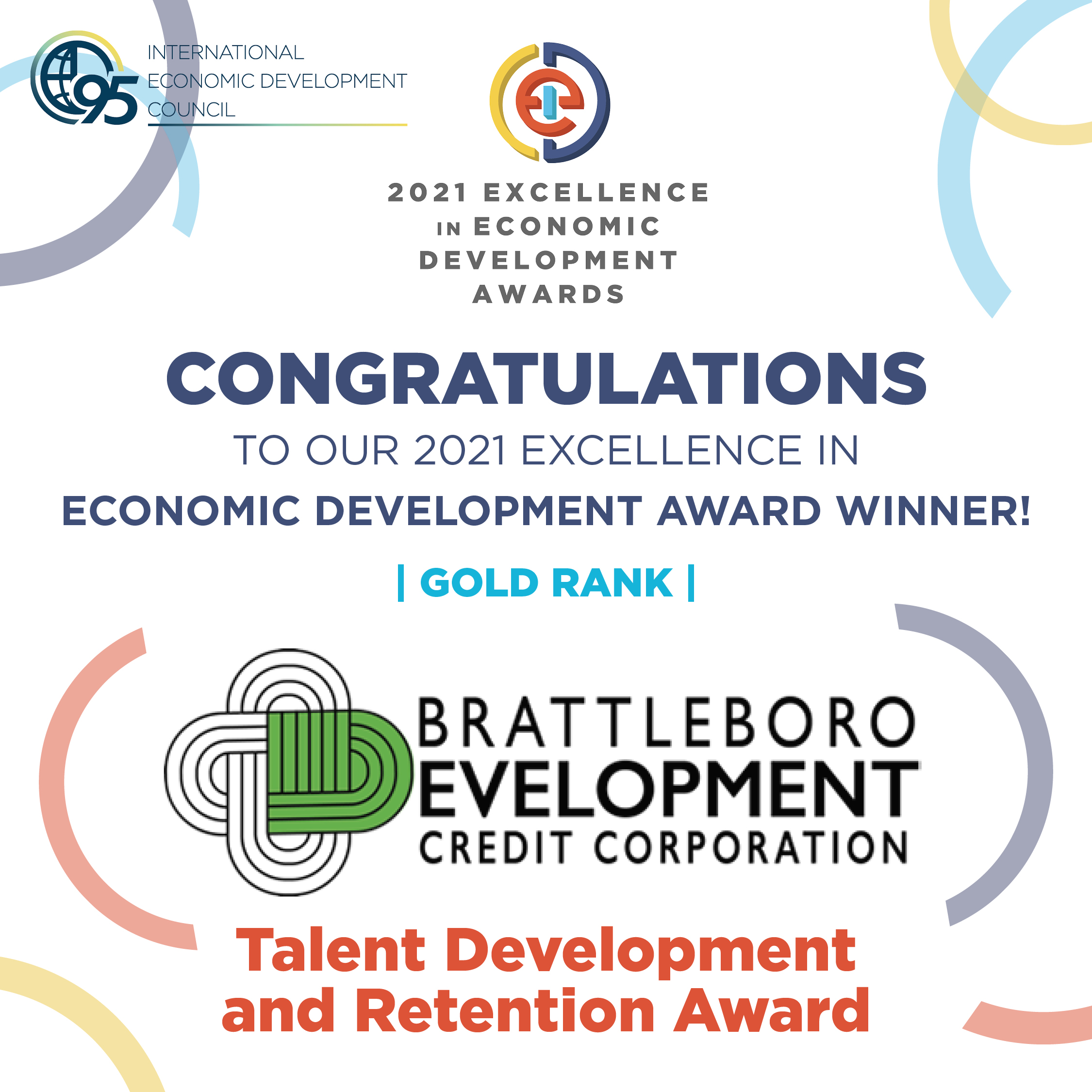 Brattleboro Development Credit Corporation Receives Excellence in Economic Development Award from the International Economic Development Council