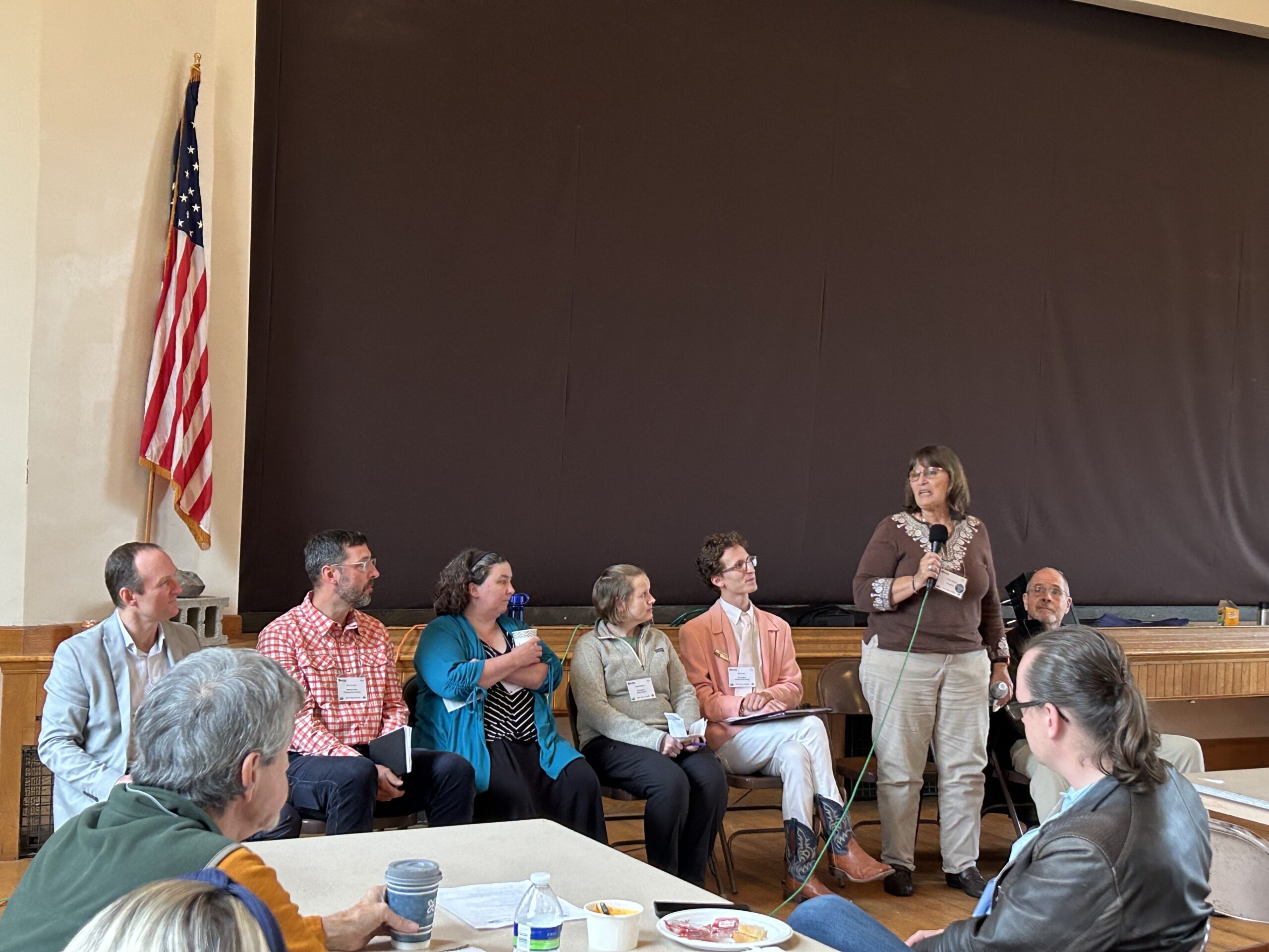 Brookline Select Board Chair Dot Maggio Speaks During A Local Leaders Panel In Townshend On 10/21/21