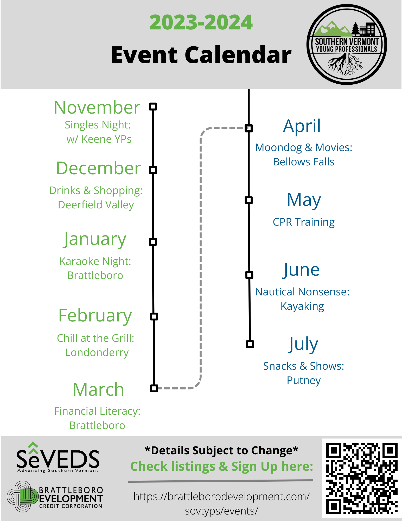 SoVTYPs Event Calendar 2023-2024