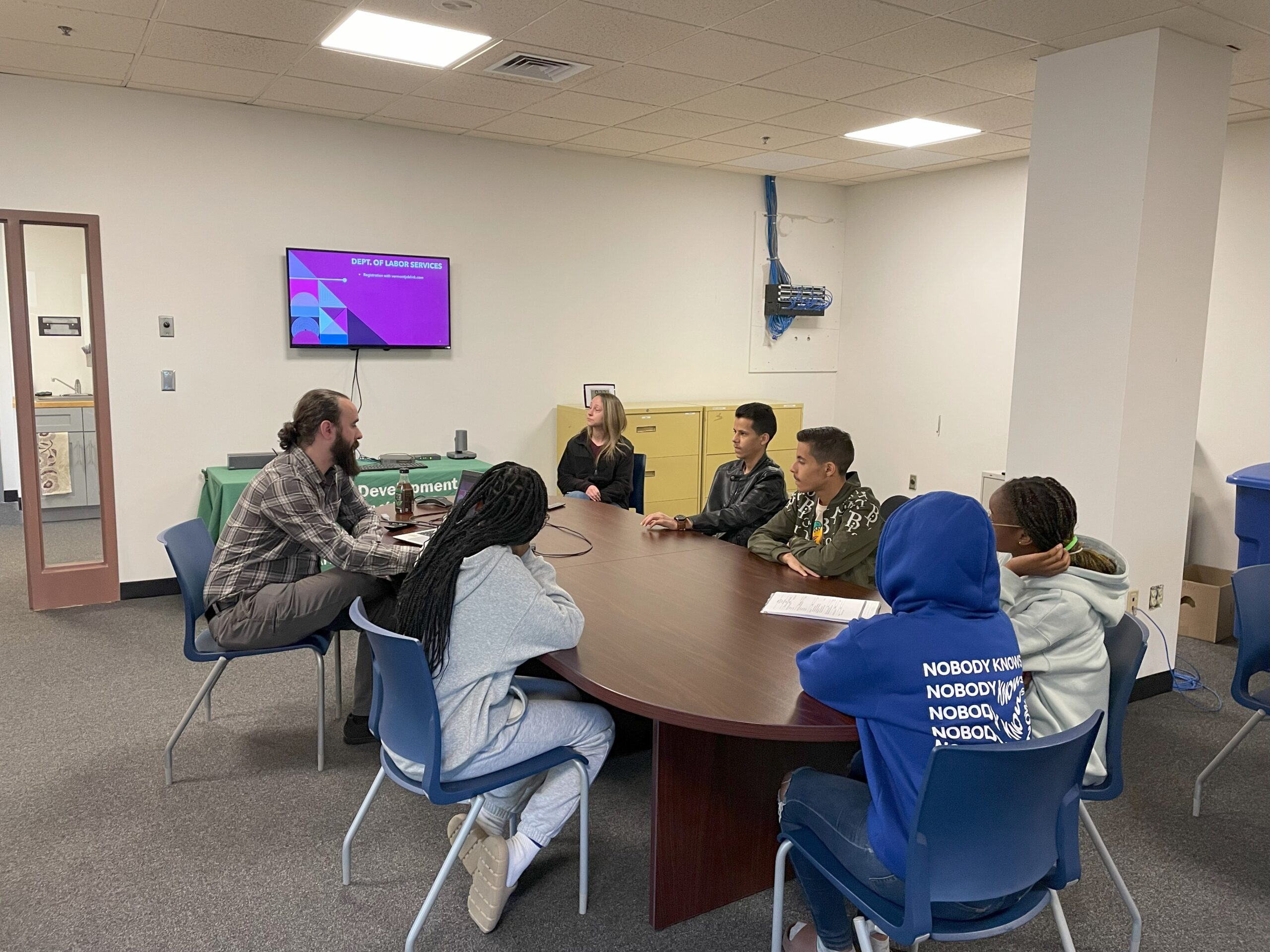 Refugee Youth Field Trip To Brattleboro Department Of Labor Career Resource Center