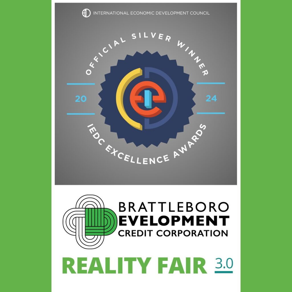 “ADULTING 101” REALITY FAIR WINS AWARD FOR  BRATTLEBORO DEVELOPMENT CREDIT CORP.