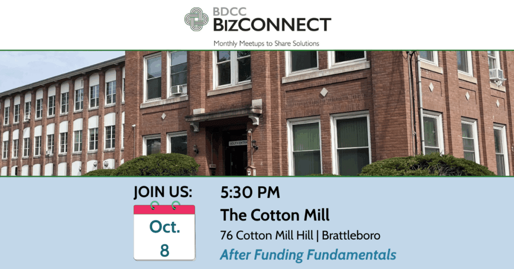 Brattleboro BizConnect 10/8/2025