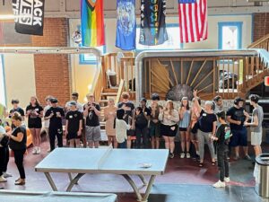 Students in a group